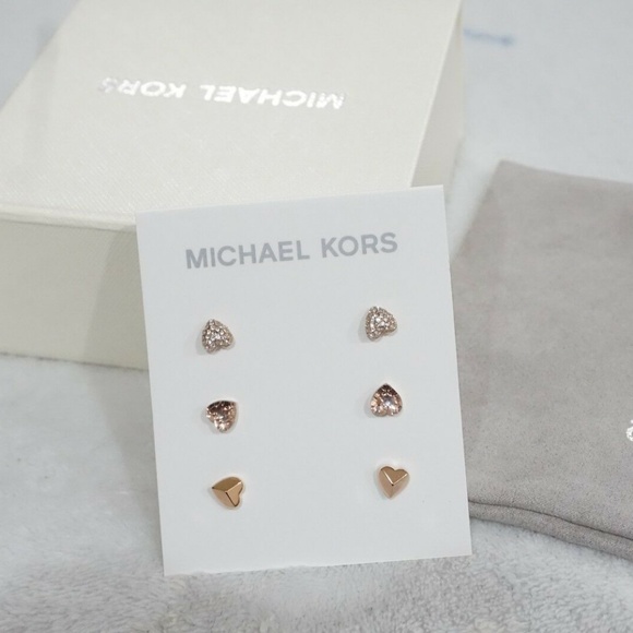 Michael Kors MKJ7020791 Rose Gold Tone 3-Set Pic - Picture 2 of 2